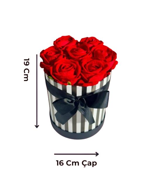Best Handmade Rose Gift Box, Special Occasion Flower Basket, Perfect Birthday Gift for Girlfriend, Lover Romantic Red Rose Gift Box