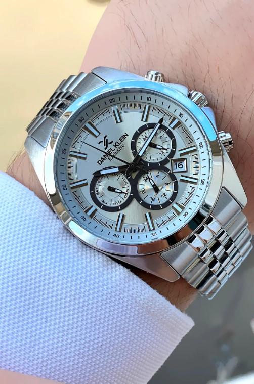 Original 2 Years Warranty Couple Lovers Watch with Bracelet Gift, Special Production Silver Strap Silver Dial