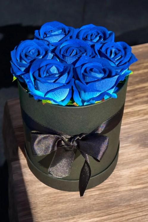 Best Handmade Rose Gift Box, Special Occasion Flower Basket, Perfect Birthday Gift for Girlfriend, Lover Romantic Red Rose Gift Box