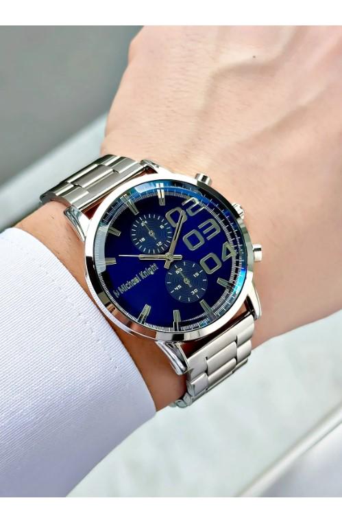 Steel Vintage Women's Wristwatch, Silver Color Strap Black Dial Men's Wristwatch, Vintage Design, Valentine's Day Gift, Lux Women's Watch