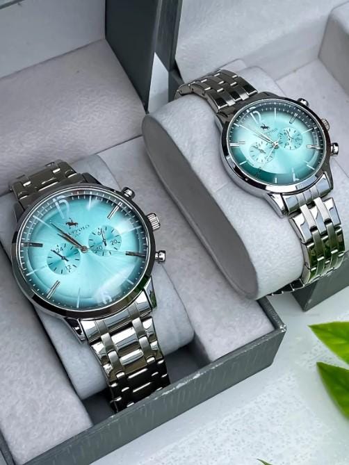 Women's Men's Wristwatch Lover's Watch Couple's Watch Men's Watch Set Valentine's Day GiftGold Color, Gift for Women, Vintage Design