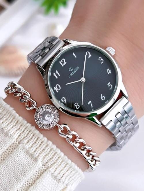 Special Design Vintage Series Women's Wristwatch + Bracelet Gift, Woman Wrist Watch, Gold Colour Watch, White Dial Watch, Mother's Day Gift