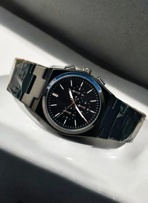 Stylish Silver Color Watch, All Stainless Steel, Watch for Men, Gift for Him, White Dial with Date, Father's Day Gift