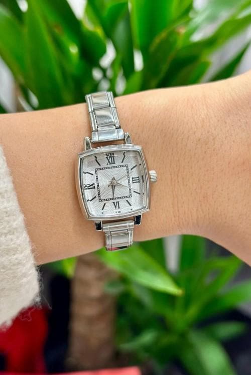 Modern Steel Women Watch with Italian Charm Attachable Strap